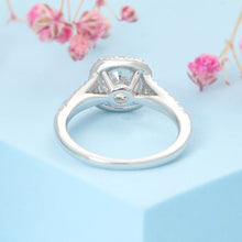 Load image into Gallery viewer, Sterling Silver 1.5ct Moissanite Ring