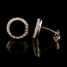 Load image into Gallery viewer, Luxury crystal shirts cufflink for mens