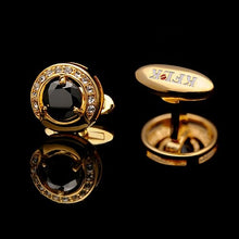 Load image into Gallery viewer, High quality black new cufflinks for mens