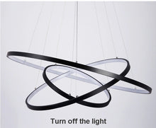 Load image into Gallery viewer, Square Circel Rings Chandelier