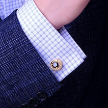 Load image into Gallery viewer, High quality black new cufflinks for mens