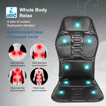 Load image into Gallery viewer, KLASVSA Electric Heating Vibrating Back Massager Chair