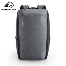 Load image into Gallery viewer, Kingsons Multifunction Waterproof unisex 15 inch Laptop travel Backpack