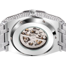 Load image into Gallery viewer, Men's Iced Skeleton Tourbillon Automatic Wristwatch