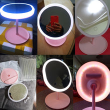 Load image into Gallery viewer, Led Light Adjustable Makeup Mirror