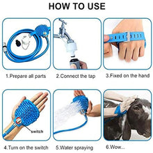 Load image into Gallery viewer, Handheld Dog Wash Scrubber