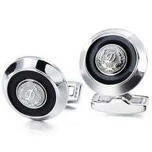 Load image into Gallery viewer, D Initial Alphabet Letter men's Cufflinks