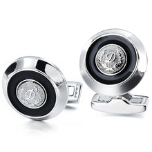 Load image into Gallery viewer, D Initial Alphabet Letter men's Cufflinks