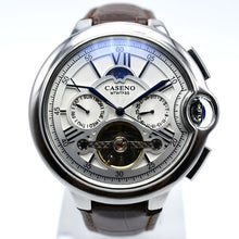 Load image into Gallery viewer, CASENO Men's Automatic Mechanical Skeleton Wristwatch
