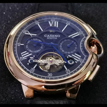 Load image into Gallery viewer, CASENO Men's Automatic Mechanical Skeleton Wristwatch