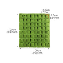 Load image into Gallery viewer, Pockets Hanging Flowers and Vegetable Bag Planter