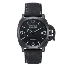 Load image into Gallery viewer, Waterproof Quartz Brown Leather Military Wrist Watch