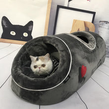Load image into Gallery viewer, Cat sleeping warm Bed Cave