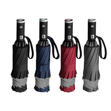 Load image into Gallery viewer, Automatic Reverse Folding LED Reflective Umbrella