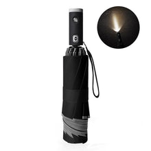 Load image into Gallery viewer, Automatic Reverse Folding LED Reflective Umbrella