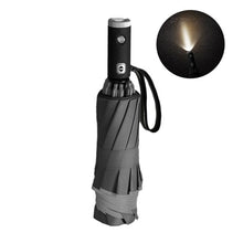 Load image into Gallery viewer, Automatic Reverse Folding LED Reflective Umbrella