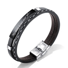Load image into Gallery viewer, Customizable Leather Bracelets for Men and Women