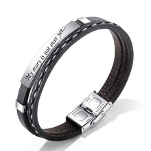 Load image into Gallery viewer, Customizable Leather Bracelets for Men and Women