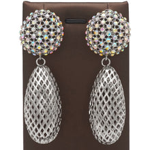 Load image into Gallery viewer, Ladies Double Circle Dangle Earrings