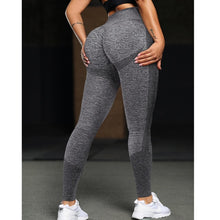 Load image into Gallery viewer, Spandex Bubble Butt High Waist Seamless Leggings