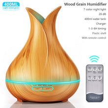 Load image into Gallery viewer, 550ml Essential LED Light Air Humidifier Diffuser with remote control