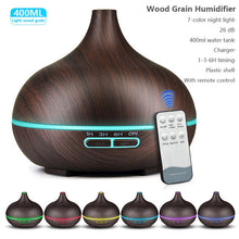 Load image into Gallery viewer, 550ml Essential LED Light Air Humidifier Diffuser with remote control