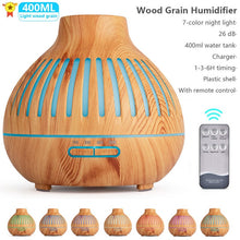 Load image into Gallery viewer, 550ml Essential LED Light Air Humidifier Diffuser with remote control