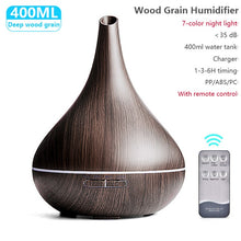 Load image into Gallery viewer, 550ml Essential LED Light Air Humidifier Diffuser with remote control