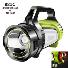 Load image into Gallery viewer, 100w Powerful Rechargeable Waterproof LED Flashlight.