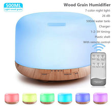 Load image into Gallery viewer, 7 Colors Changing LED Lights Air Humidifier with remote control