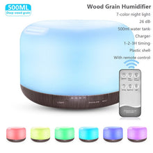 Load image into Gallery viewer, 7 Colors Changing LED Lights Air Humidifier with remote control