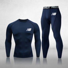 Load image into Gallery viewer, Men's 3-Piece Fitness Compression Jogging Tight