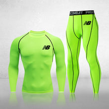 Load image into Gallery viewer, Men's 3-Piece Fitness Compression Jogging Tight
