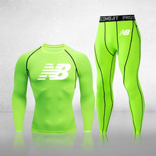 Load image into Gallery viewer, Men's 3-Piece Fitness Compression Jogging Tight