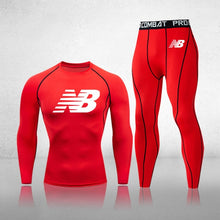 Load image into Gallery viewer, Men's 3-Piece Fitness Compression Jogging Tight