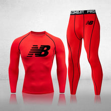 Load image into Gallery viewer, Men's 3-Piece Fitness Compression Jogging Tight