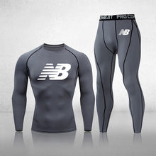 Load image into Gallery viewer, Men's 3-Piece Fitness Compression Jogging Tight
