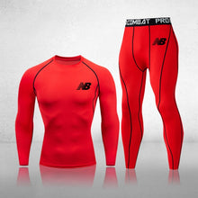 Load image into Gallery viewer, Men's 3-Piece Fitness Compression Jogging Tight