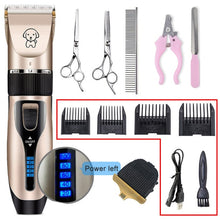 Load image into Gallery viewer, Electric and Rechargeable Pet Grooming Kit