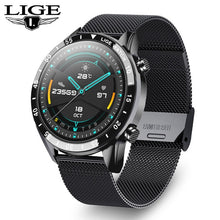 Load image into Gallery viewer, LIGE New stainless steel Men's Digital Watch