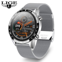 Load image into Gallery viewer, LIGE New stainless steel Men's Digital Watch
