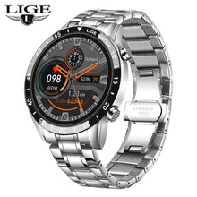 Load image into Gallery viewer, LIGE New stainless steel Men's Digital Watch