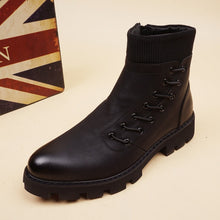 Load image into Gallery viewer, Men's Genuine  Leather Ankle Boot