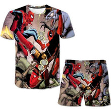 Load image into Gallery viewer, Boys Spider T-shirt Set