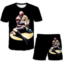 Load image into Gallery viewer, Boys Spider T-shirt Set