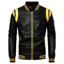 Load image into Gallery viewer, New Autumn/Winter Men Leather Fleece Jacket
