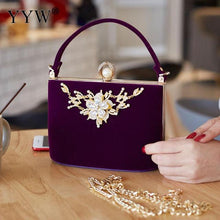 Load image into Gallery viewer, Ladies Crystal Clutches Party Bag Party purse
