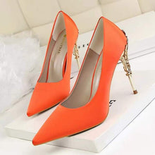 Load image into Gallery viewer, Ladies Glitter Rhinestones High Heel Shoes