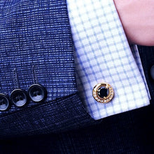 Load image into Gallery viewer, High quality black new cufflinks for mens
