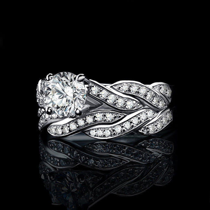 1.5ct Infinity Band Wedding Ring